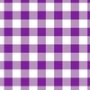 Purple and White Buffalo Check Gingham Plaid