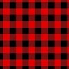 Red and Black Buffalo Check Gingham Plaid