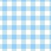Light Blue and White Buffalo Check Gingham Plaid