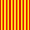 One Inch Vertical Red and Yellow School Colors Stripes