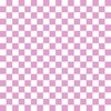 One Inch Checks in Springtime Pink and White