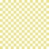 One Inch Checks in Springtime Forsythia Yellow and White