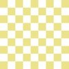Two Inch Checks in Springtime Forsythia Yellow and White
