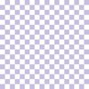 One Inch Checks in Springtime Lavender and White