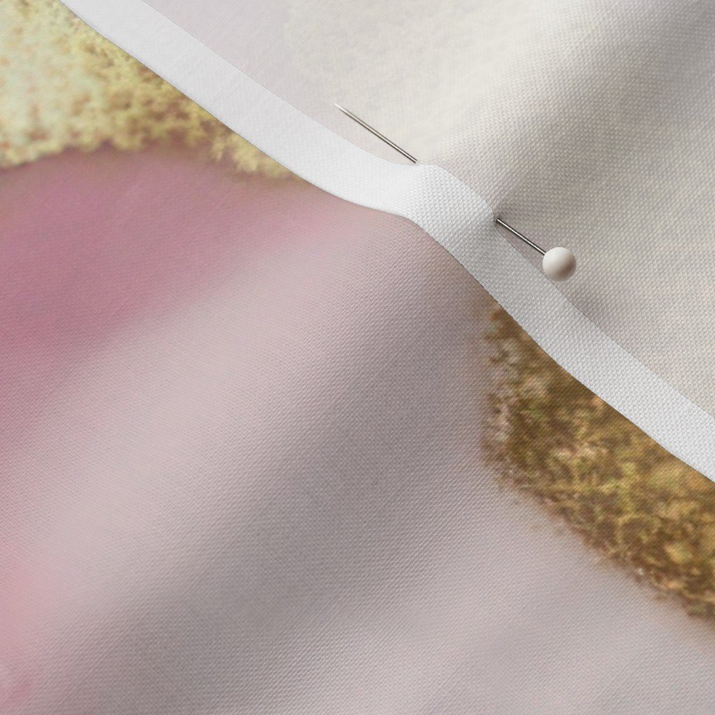 Rose Quartz and Gold Alcohol Ink 1 Fabric alcohol ink fabric