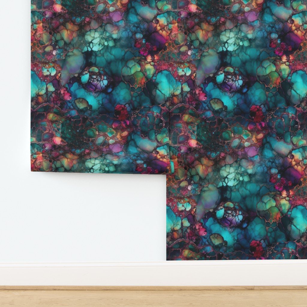 Opal Alcohol Ink 1 Wallpaper design