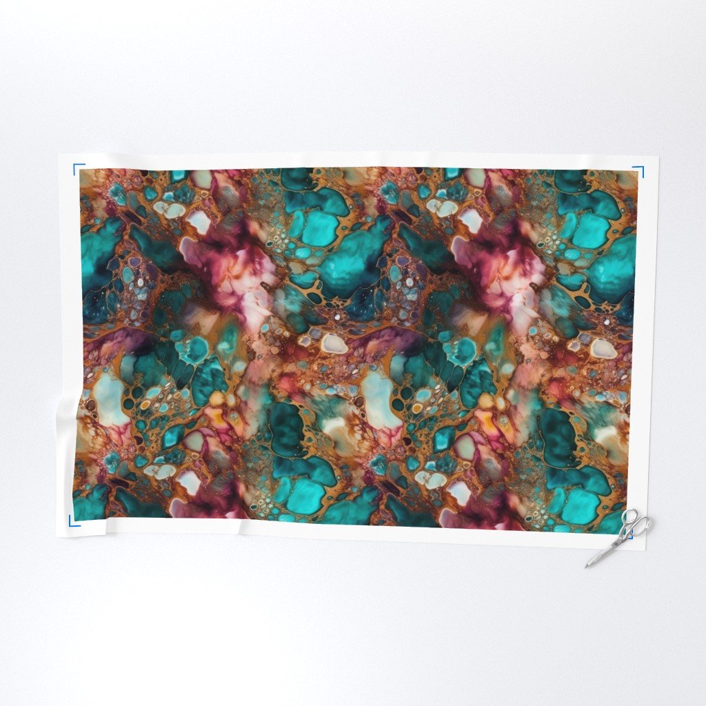 Opal Alcohol Ink 2 Fabric alcohol ink fabric
