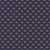Small 1 Inch Gold Crowns on Royal Blue