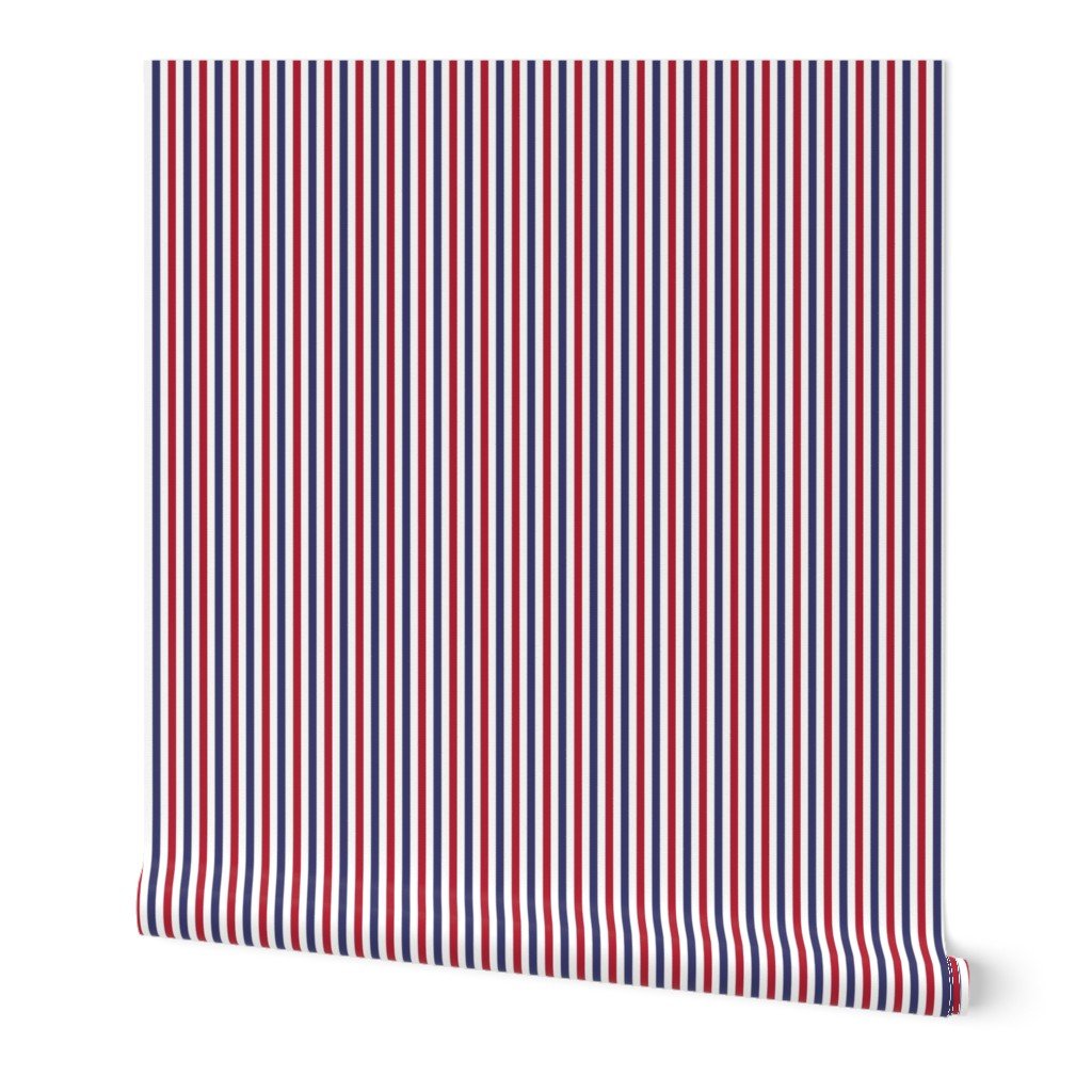 1/4 inch Flag Red White and Blue Alternating V Pin Stripes Wallpaper flag stripes wallpaper
