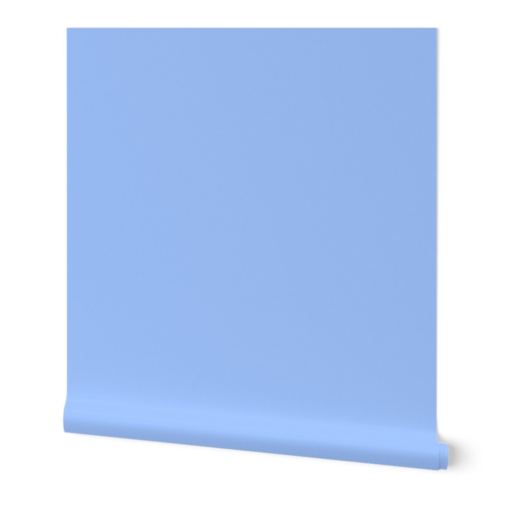 Deep End Blue Solid Summer Gazebo Pastel Design Color Wallpaper blue solid color wallpaper