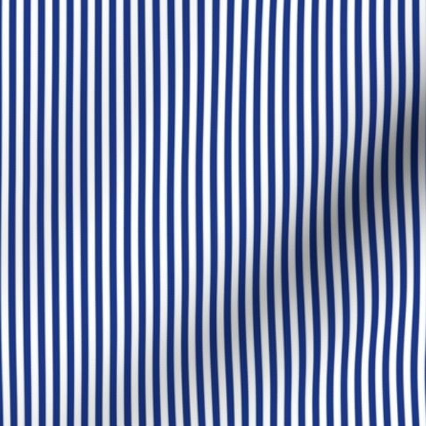 Naval Map Blue with White Pinstripes Dad Edit Design Collection Home Decor Collection blue fabric design