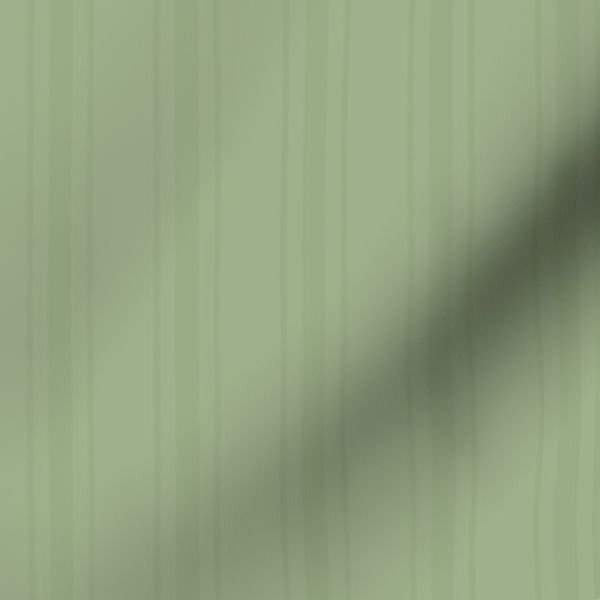 Tonal Sage Green Tailored Ticking Stripe Cottage Farmhouse Small Scale Interior Collection Design Collection green stripe fabric design