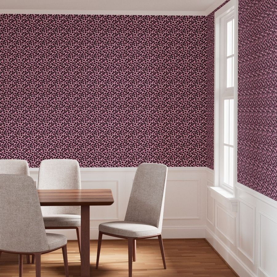 Leopard Spots Pink Wallpaper leopard spots wallpaper