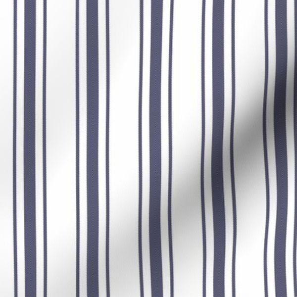 Mattress Ticking Midnight Blue Interior Collection Home Styling Collection bedding stripes fabric design