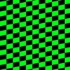 Small Green and Black Racing Check/Flag Pattern