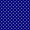 1/2 inch White Polkadots on Royal Blue