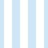 Merry Bright Pastel Blue and White Vertical 3 inch Big Top Circus Stripe
