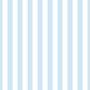 Merry Bright Pastel Blue and White Vertical 1 inch Beach Hut Stripe
