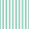 Merry Bright Mint Green and White Vertical 1 inch Beach Hut Stripe