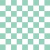 2 Checked Checkerboard Merry Bright Christmas Pattern in Mint Green and