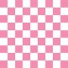 2 Checked Checkerboard Merry Bright Christmas Pattern in Rose Pink and
