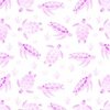 Grey Ombre Watercolor Sea Turtle Print Interior Collection Home Decor Collection Pink Ombre Watercolor Sea Turtle Print colorway design