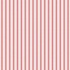 Distressed Vintage Scarlet Red Mattress Ticking with One Inch Spacing