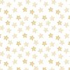 Faded Golden Christmas Stars on White