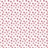 Small Faded Red Christmas Stars on White