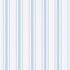 Sky Blue French Provincial Ticking Stripe on Off-White