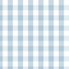 Sky Blue and White French Provincial Winter Gingham Check