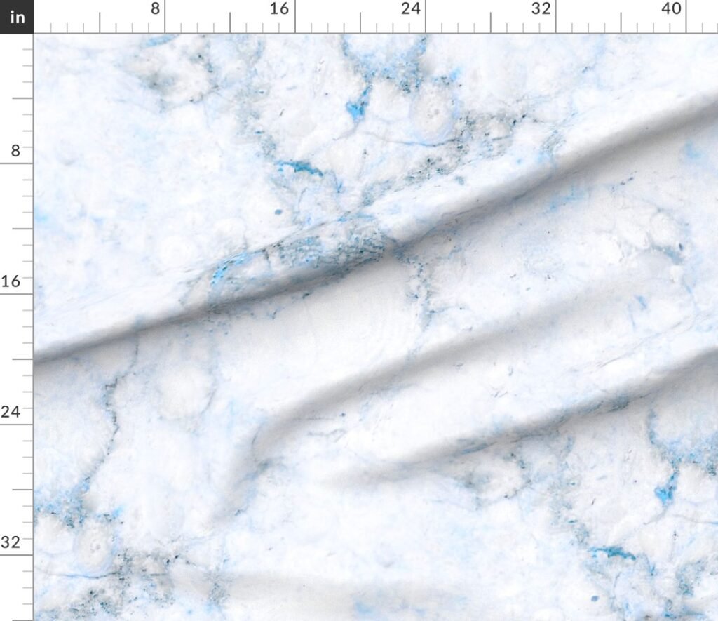 Marble Natural Stone Grey With Blue Veining Quartz Fabric design