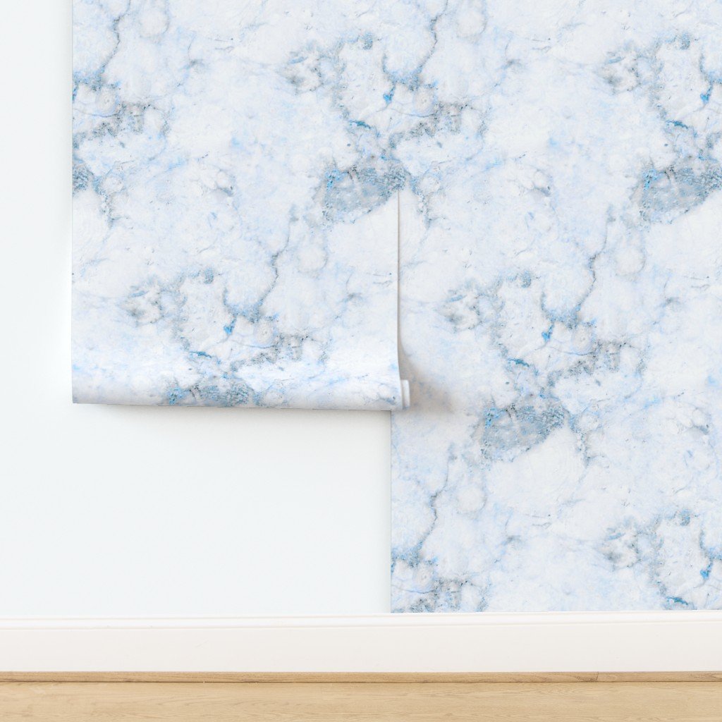 Marble Natural Stone Grey With Blue Veining Quartz Wallpaper design