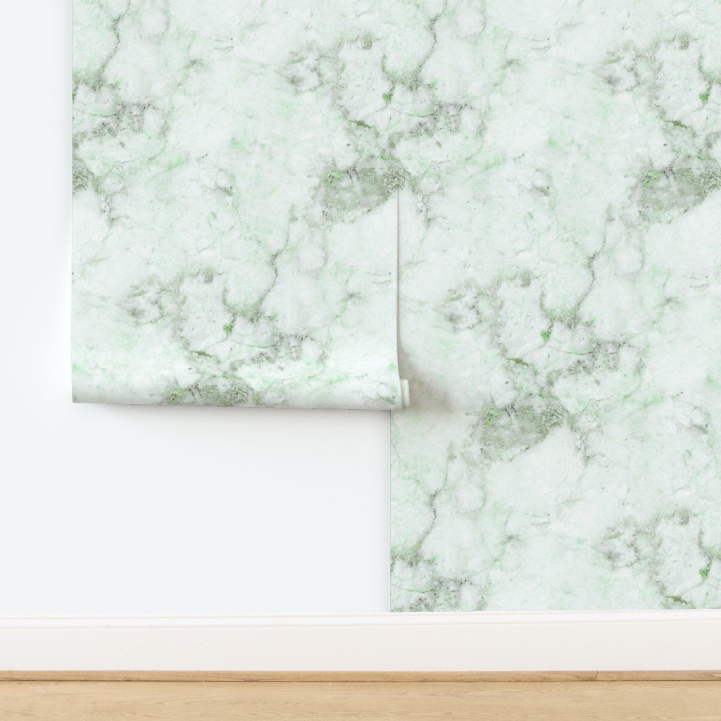 Marble Natural Stone Grey With Green Veining Quartz Wallpaper design