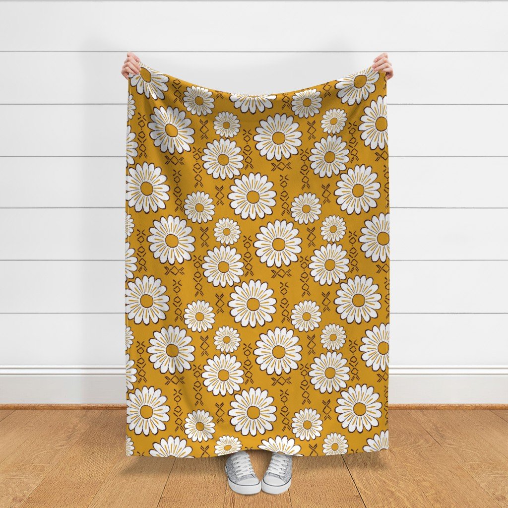 Harry Sunflower Shirt Flower Print Hippie Pop Art Floral Pattern Fabric sunflower print fabric