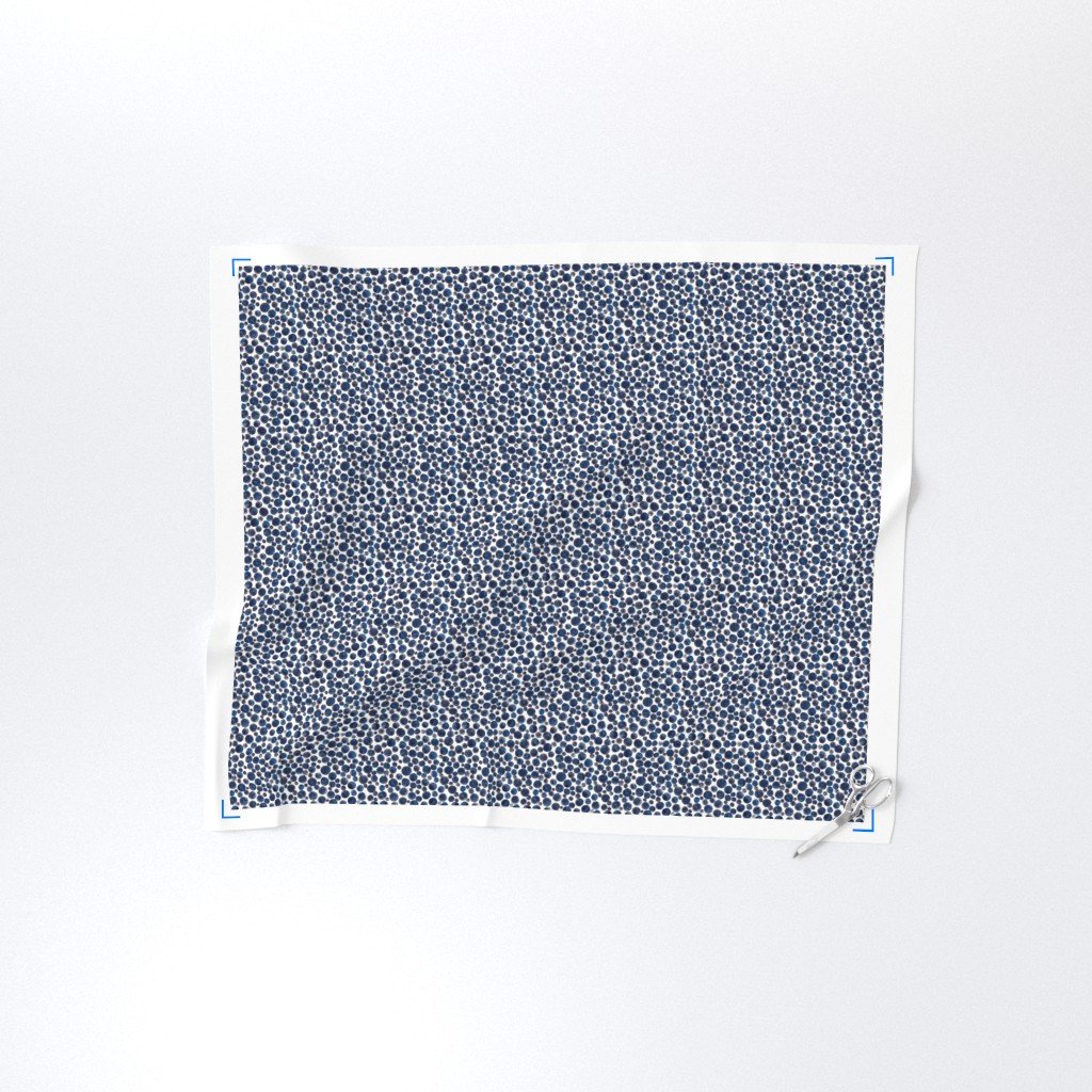 Blueberries on White Fabric blueberries fabric