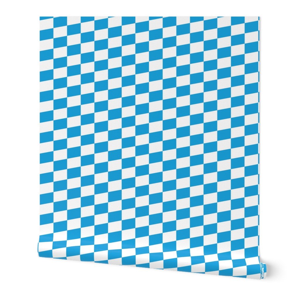 Oktoberfest Bavarian Beer Festival Blue and White Medium Diagonal Wallpaper beer garden wallpaper