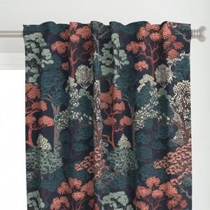Japanese Tranquility Garden Endless Forest Interior Collection Decor Collection japanese garden curtain design