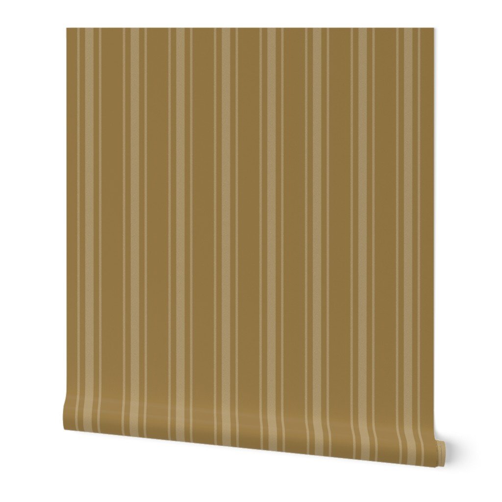 Tan French Provincial Mattress Ticking Wallpaper beige on tan wallpaper