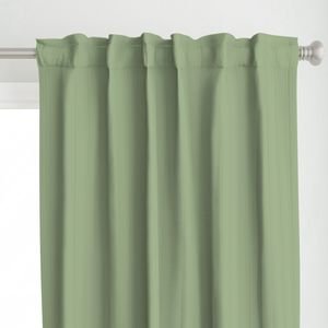 Tonal Sage Green Tailored Ticking Stripe Cottage Farmhouse Small Scale Interior Collection Design Collection sage green curtain design