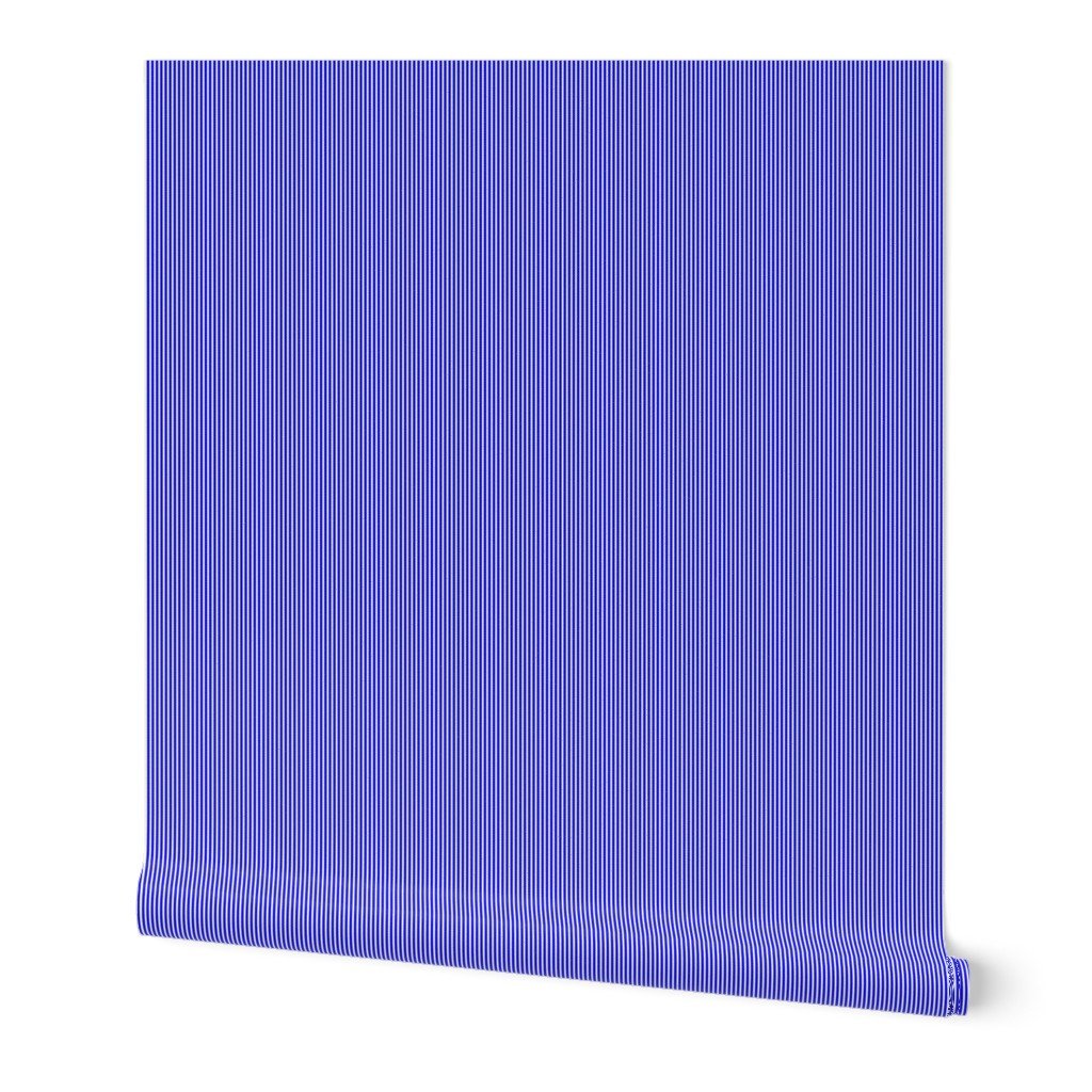 Subtle Cream White and Blue 1 16 Inch Vertical Stripes Home Styling Collection Home Styling Collection bathroom wallpaper