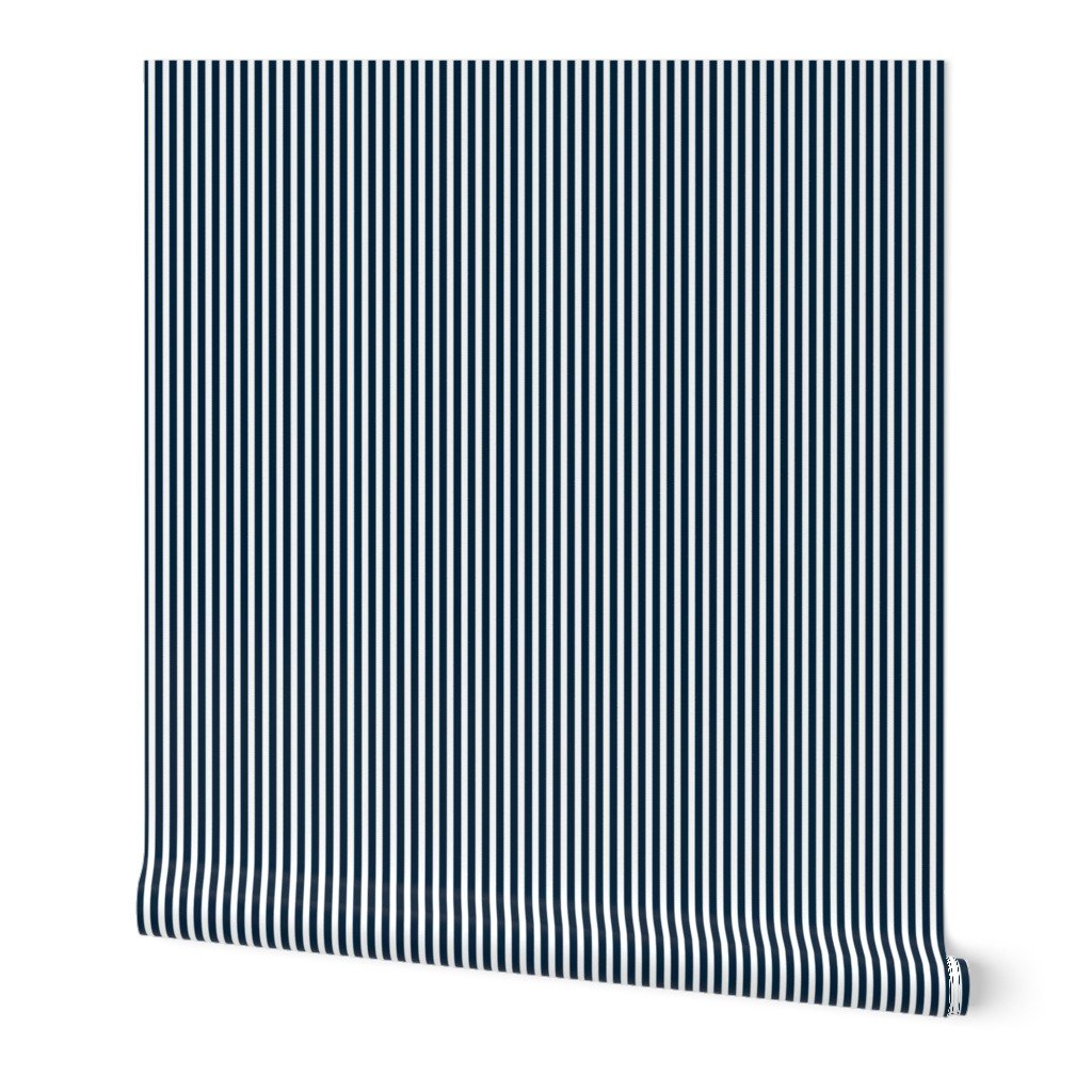 Navy and White Sailor Stripes Wallpaper navy white stripe wallpaper