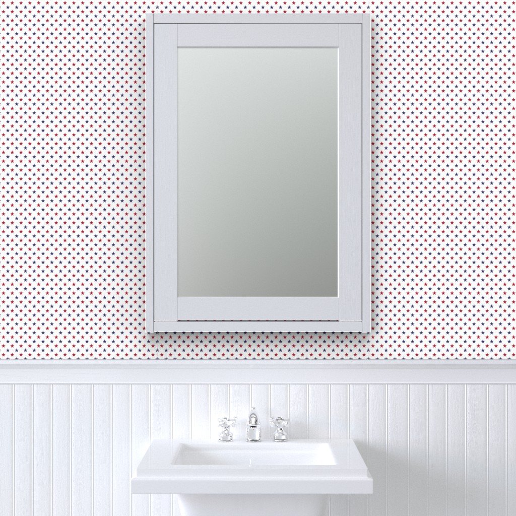 USA Flag Red and Flag Blue Stars on Flag White Wallpaper american stars wallpaper