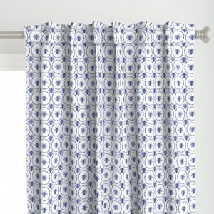Royal Blue Honey Bees in Wreaths Home Decor Collection Home Decor Collection blue and white curtain design