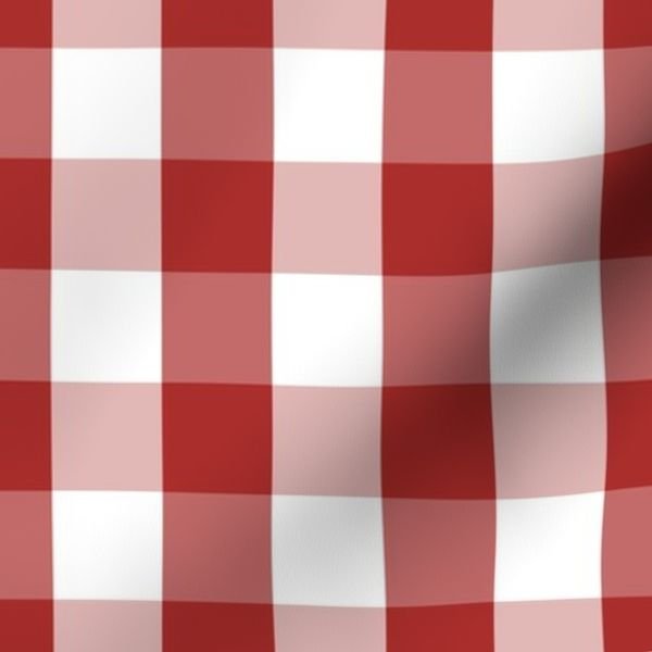 Aurora Red Gingham Check Pattern Design Collection Design Collection aurora red fabric design