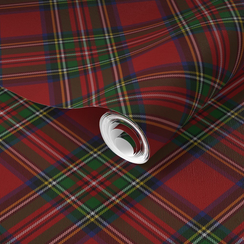 Royal Stewart Tartan Stuart Clan Plaid Tartan Wallpaper scottish scottish wallpaper