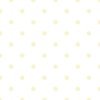 Yellow Gold Polka Dots on Vintage Christmas Snowy White