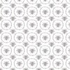 Small French Provincial Bees in Laurel Wreaths in Fawn on White