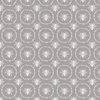 Small French Provincial Bees in Laurel Wreaths in White on Fawn