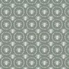 Small French Provincial Bees in Laurel Wreaths in White on Sage Green